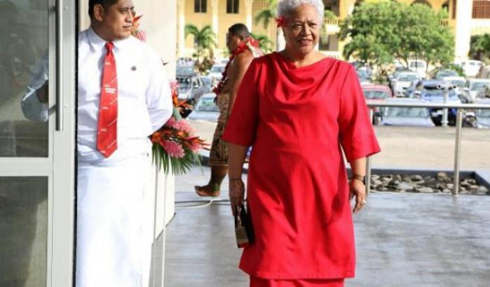 La neo premier delle Isole Samoa, Fiame Naomi Matàafa