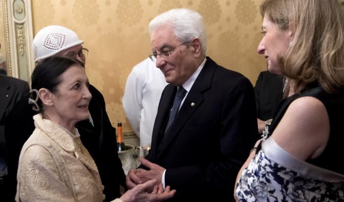 Carla Fracci con Mattarella