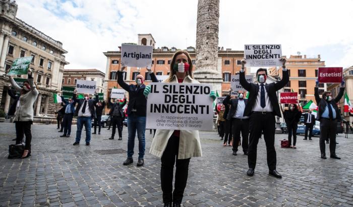 Manifestazione di Fratelli d'Italia