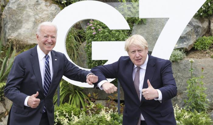 Johnson e Biden al G7