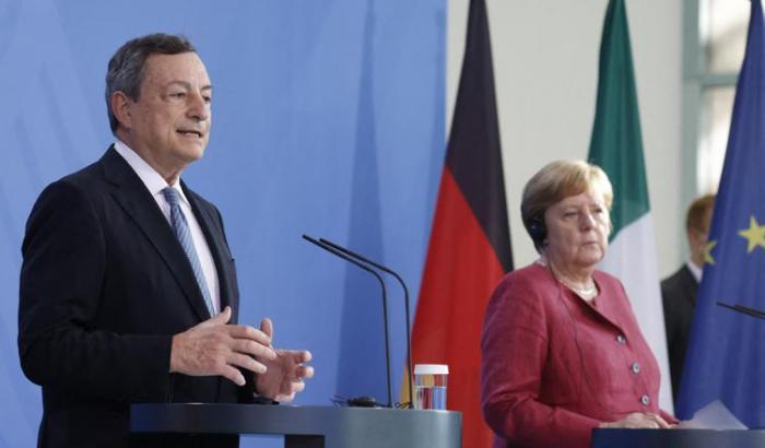 Draghi, Merkel