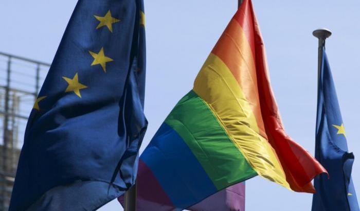 Bandiera arcobaleno, Bandiera Unione Europea