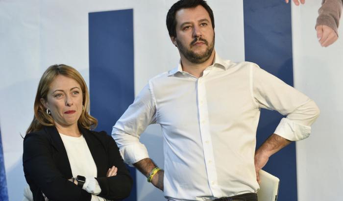 Matteo Salvini, Giorgia Meloni
