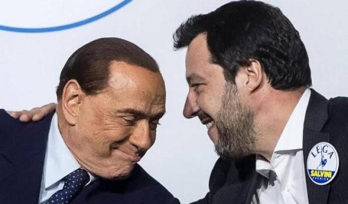 Silvio Berlusconi e Matteo Salvini