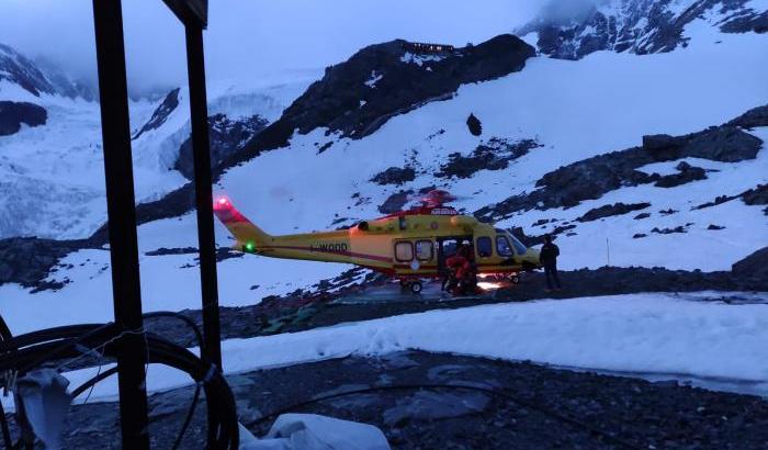 Soccorsi sul Monte Rosa