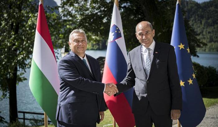 Orban e premier sloveno Janša
