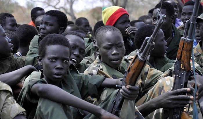 Bambini soldato nel sud sudan