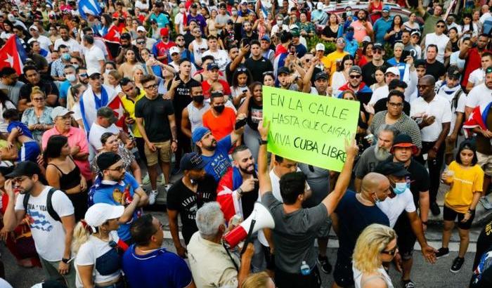 Protesta a Cuba