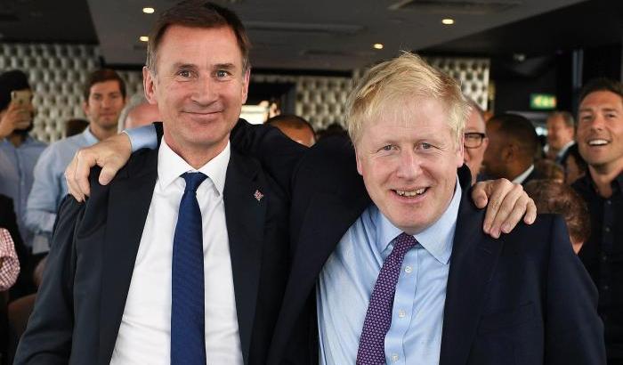 Jeremy Hunt e Boris Johnson