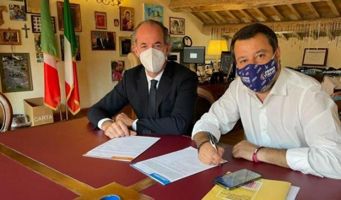 Zaia e Salvini