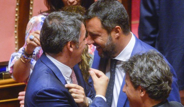 Salvini si 'allea' con Renzi: "A settembre rivedere il reddito di cittadinanza"