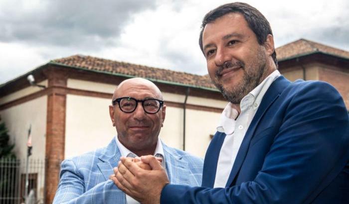 Luca Bernardo e Matteo Salvini