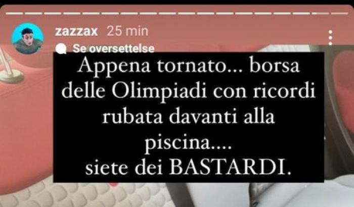 L'argento di Tokyo Zazzeri derubato a Firenze della borsa con i ricordi olimpici