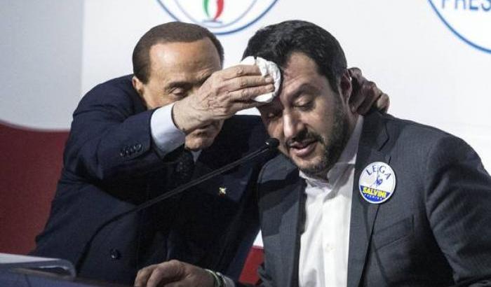 Berlusconi e Matteo Salvini