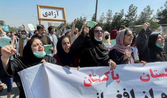 Una manifestazione a Kabul