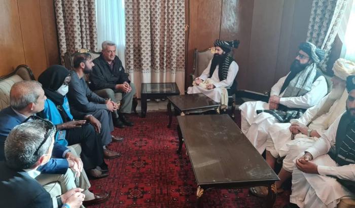 La delegazione dell'Unhcr con Filippo Grandi e i talebani