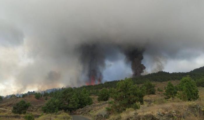 Il vulcano Cumbre Vieja sull'isola di La Palma