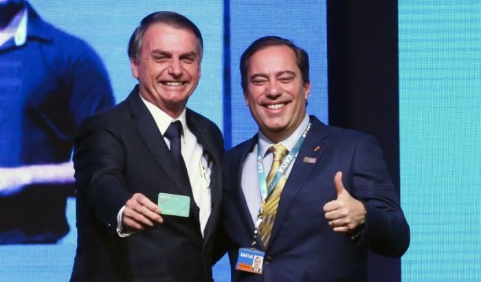 Jair Bolsonaro e Pedro Guimaraes