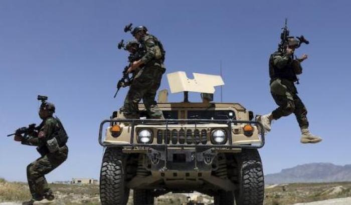 Esercito afghano prima dell'arrivo dei talebani