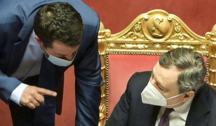 0005CC32-draghi-e-salvini Draghi e Salvini