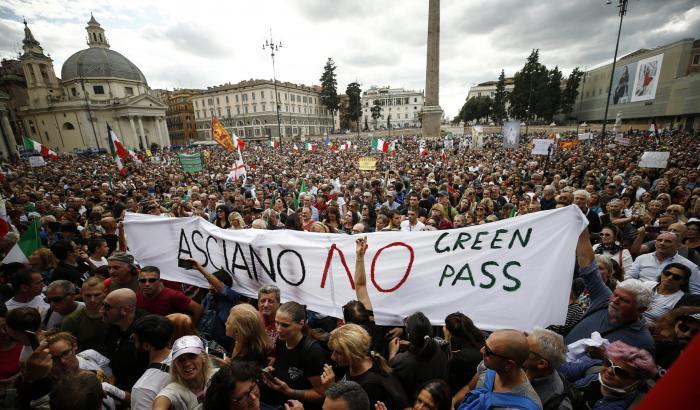 Manifestazione "No pass"