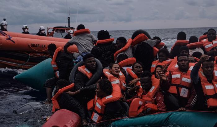 I migranti salvati dalla Sea Watch