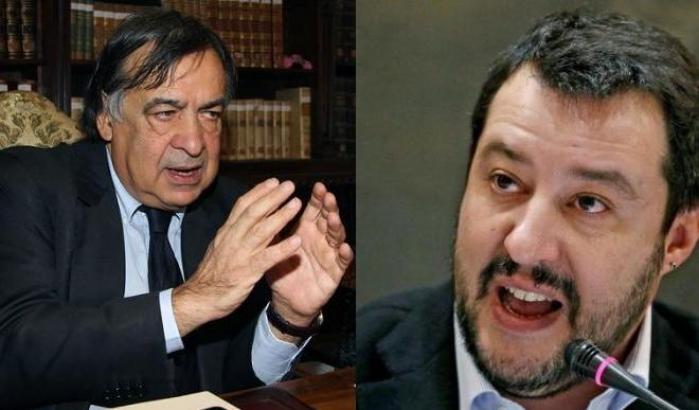 Salvini la butta sul complottismo: "Orlando indagato dopo le elezioni..."