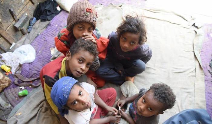 Bambini nello Yemen