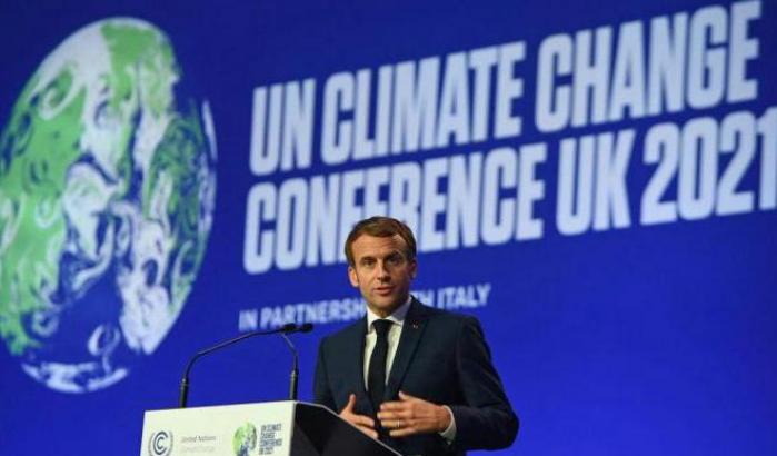 Macron a Cop26: "I paesi ricchi accelerino il finanziamento di quelli poveri"