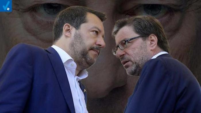 Spaccatura (alla luce del sole) nella Lega: Salvini vede i sovranisti Ue e sfida Giorgetti