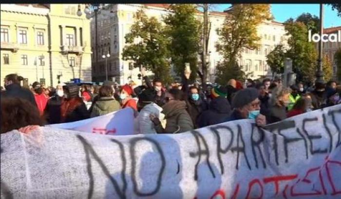 Manifestazioni No pass a Trieste