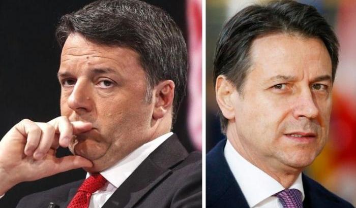 Matteo Renzi e Giuseppe Conte