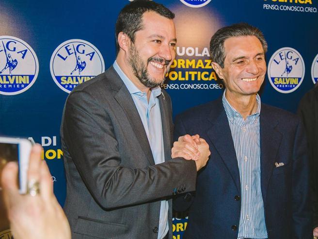 Caso camici, arriva la solidarietà della Lega per Fontana, Salvini: 