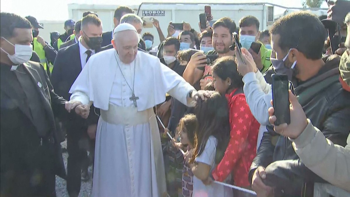 Il rifugiato ringrazia Papa Francesco: 