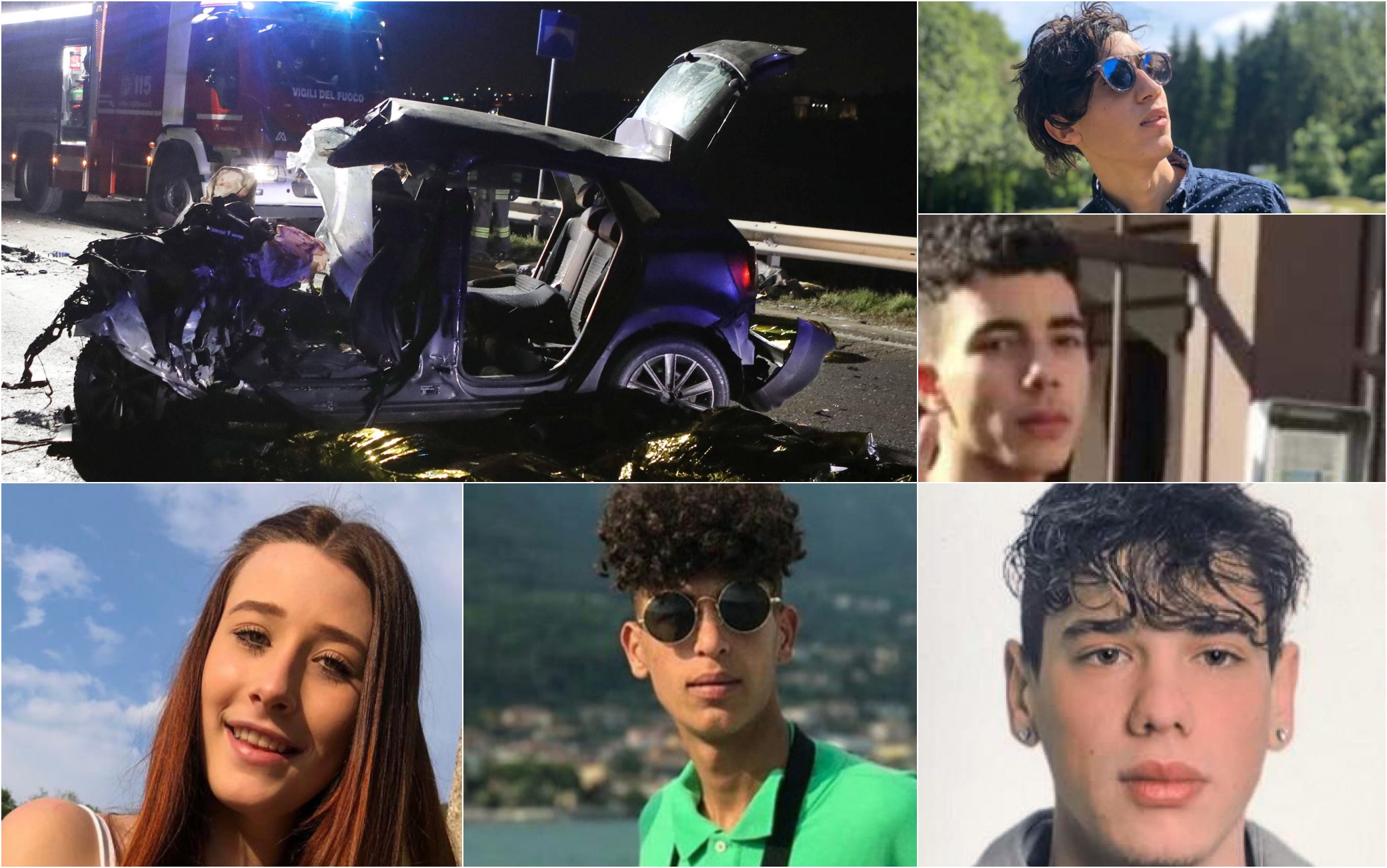 Incidente stradale nel Bresciano: perdono la vita cinque ragazzi ma nessuno aveva la patente