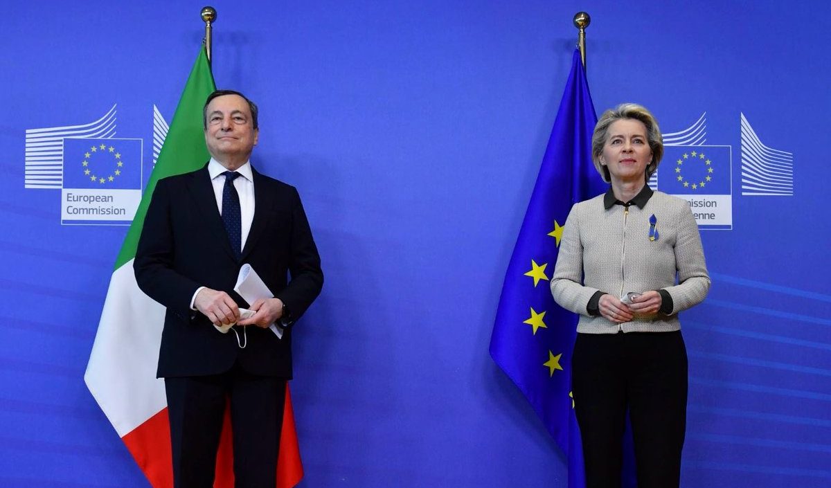Bruxelles, Draghi: "Manteniamo unità nell'Ue per gli aiuti all'Ucraina"