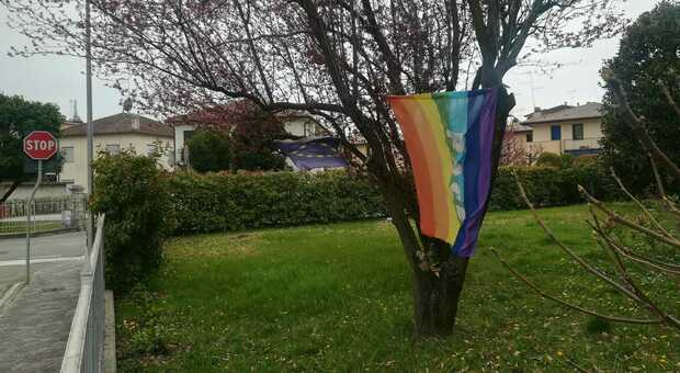 "La bandiera della pace è indecorosa, va rimossa": polemica in un condominio a Conegliano