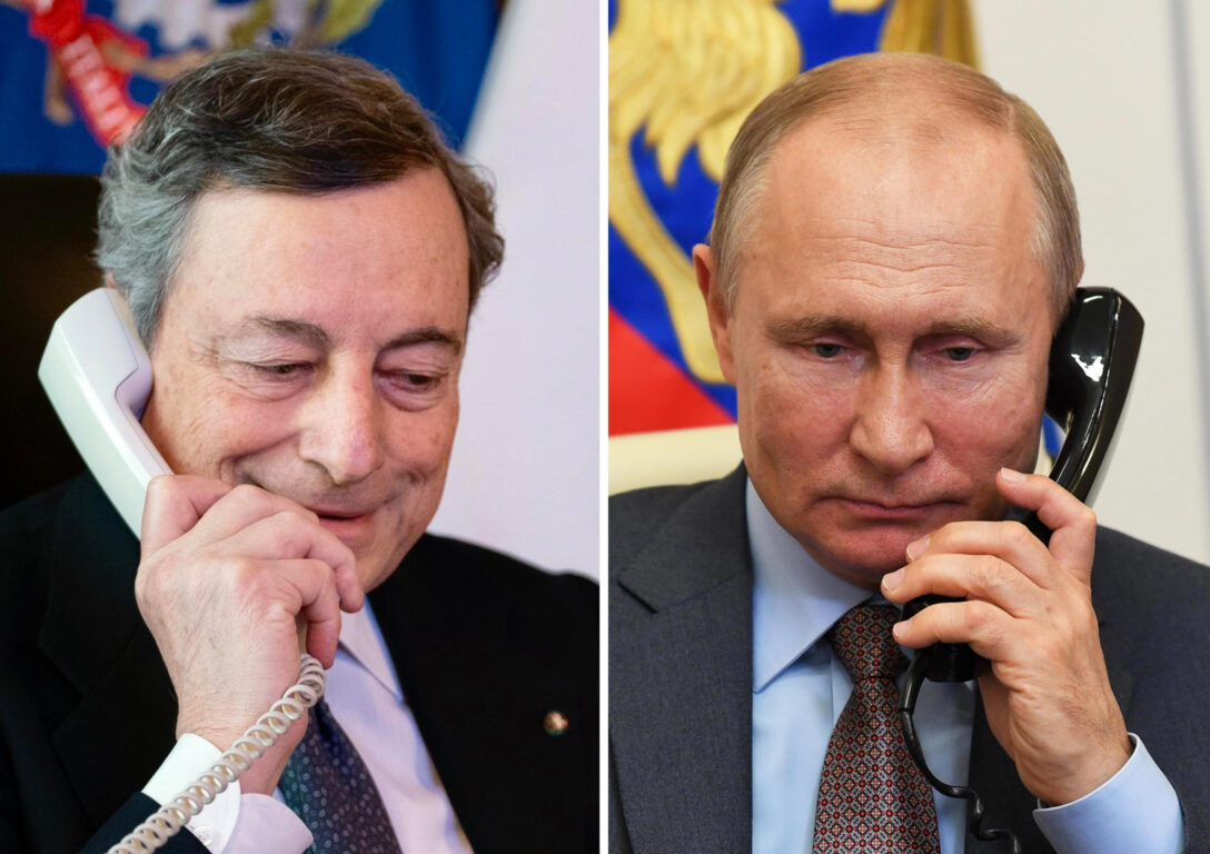 Ucraina, telefonata Draghi-Putin : "Stiamo cercando la pace"