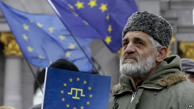 I tatari di Crimea a Kiev: "Nei negoziati pretendere che la penisola torni all'Ucraina"