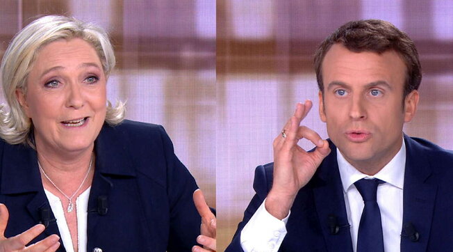 Macron davanti a Marine Le Pen: il presidente e la putiniana di estrema destra verso il ballottaggio