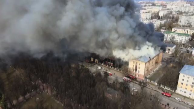 Tver, incendio nella città russa dove si trova l’Istituto di ricerca per la difesa aerospaziale che produce missili