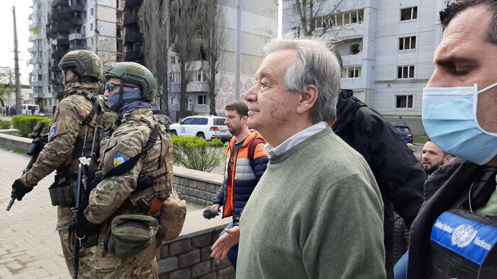 Ucraina, il capo dell'Onu Guterres: "La guerra finisce solo quando lo decide Putin"