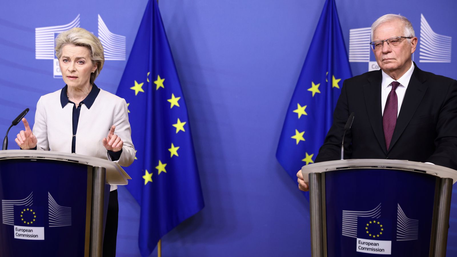L'Europa con l'Ucraina, Von der Leyen e Borrell andranno a Kiev in settimana