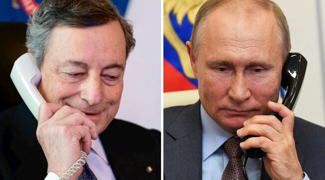 Telefonata tra Draghi e Putin: "La Russia garantisce la fornitura di gas all'Italia"