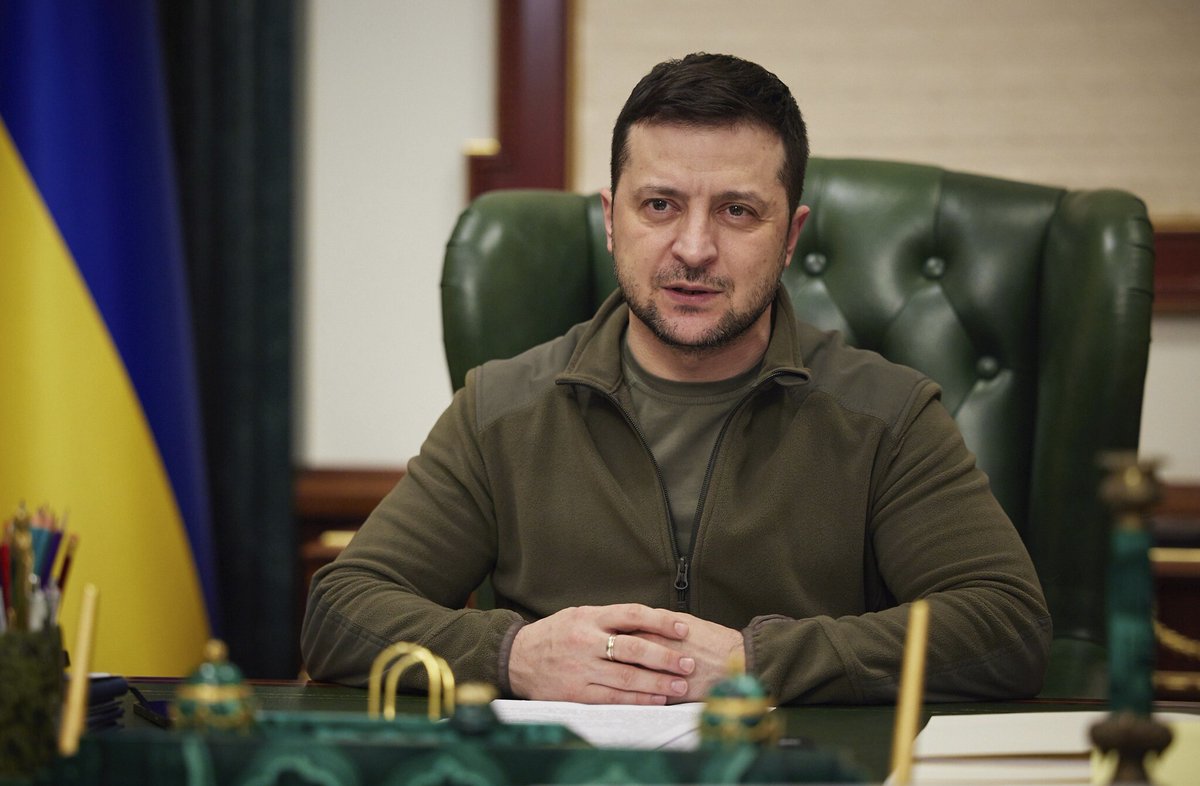 Zelensky: " La guerra con la Russia finirà quando l'Ucraina riconquisterà i suoi territori"
