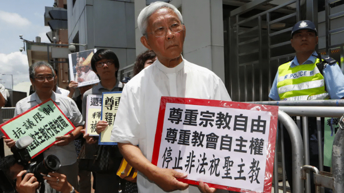 La Cina ha rivendicato l'arresto del Cardinale Zen: "Sospettato di cospirazione, è un atto grave"