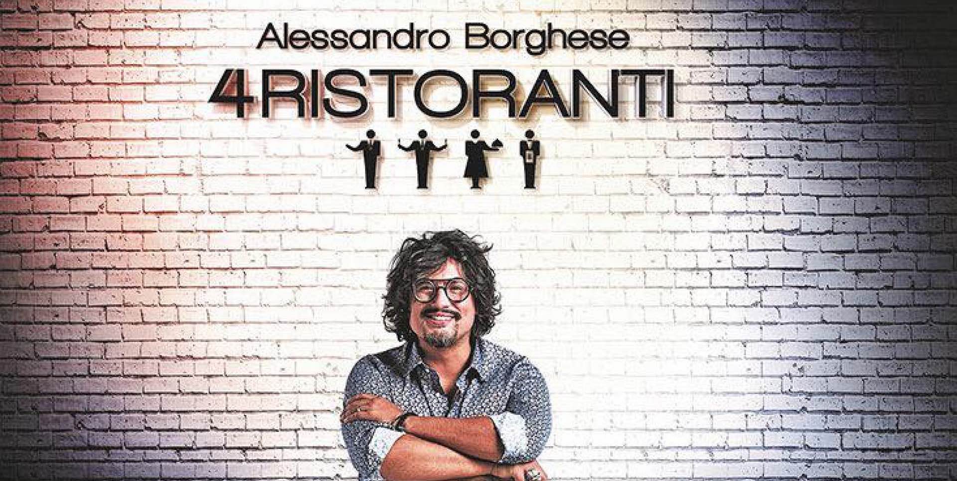 Alessandro Borghese da domani torna con "4 Ristoranti". Sette puntate in onda su Sky e Now Tv