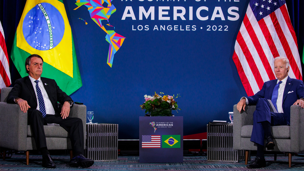 Summit delle Americhe, incontro tra Biden e Bolsonaro: obiettivo riconciliazione