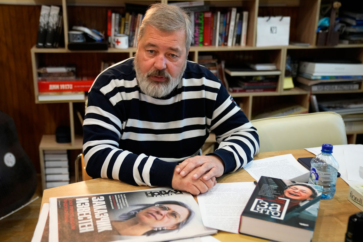 Muratov sfida la censura di Putin: nuovo progetto giornalistico dopo la sospensione di Novaya Gazeta