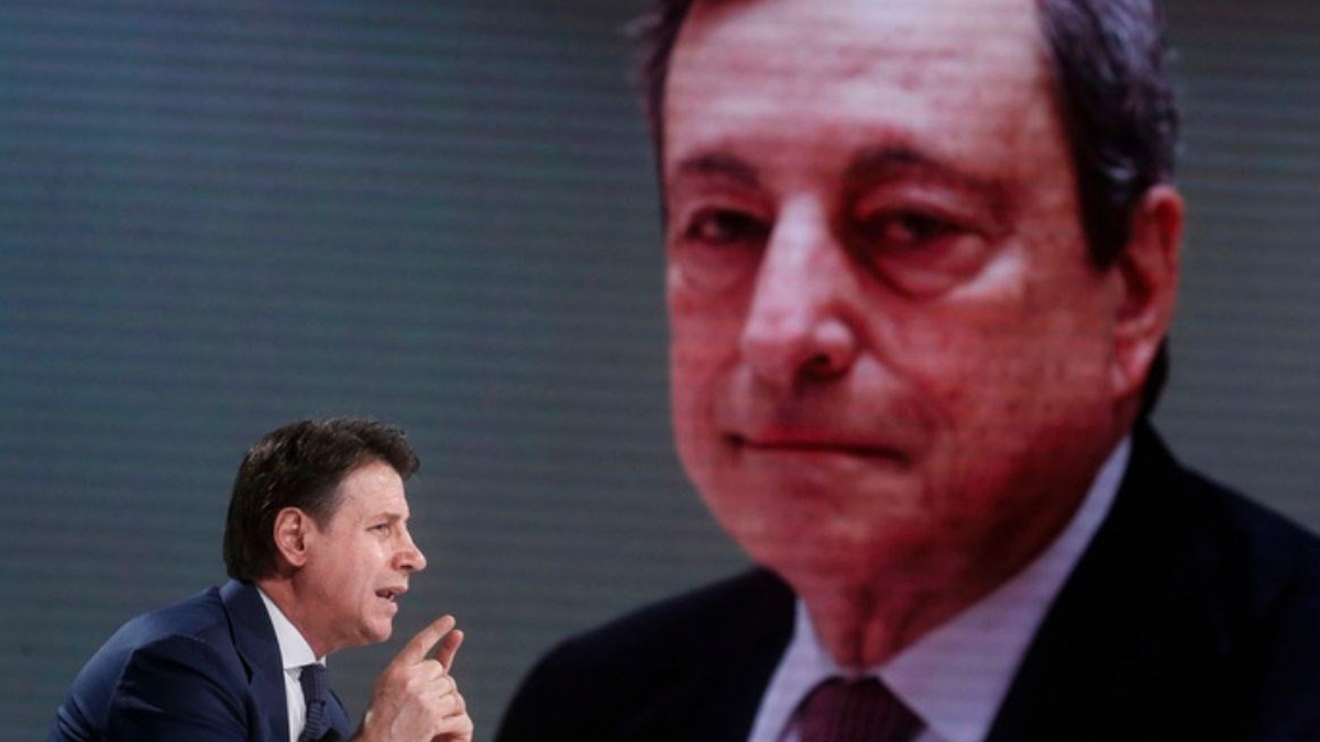Draghi ai 5 Stelle: "Il governo non rischia, Conte mi ha rassicurato che non vuole uscire"